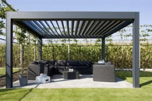 Modern Metal Pergola