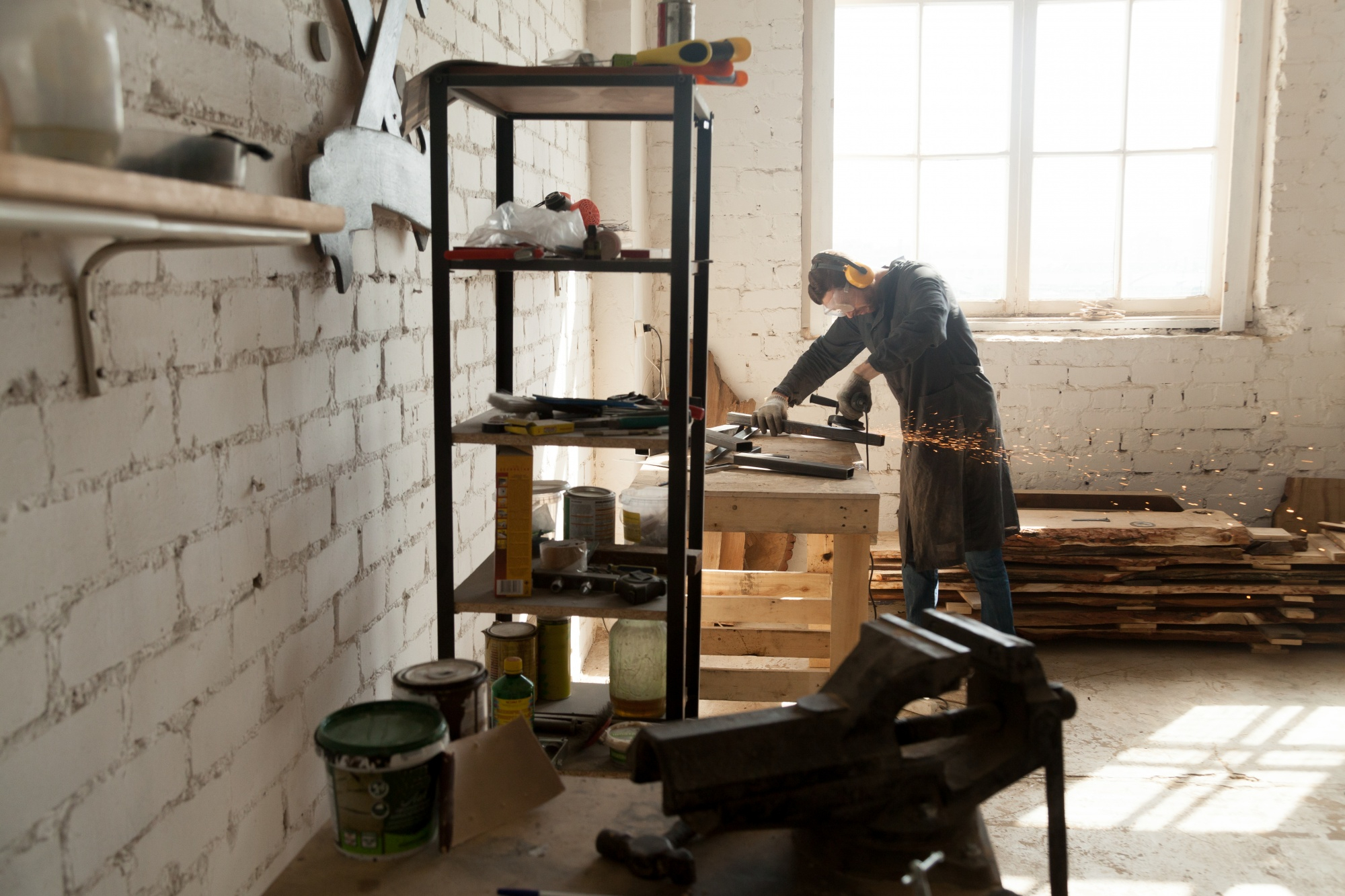 ladder shelf