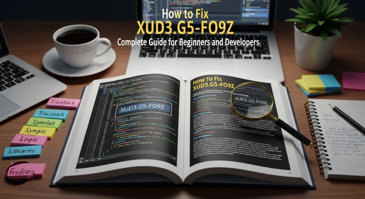 How to Fix XUD3.G5-FO9Z Python Error Fast and Safely