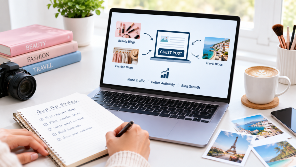 Grow a Beauty, Fashion or Travel Blog Through Guest Posts